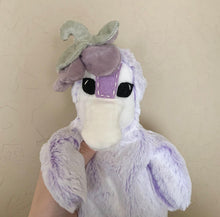 Load image into Gallery viewer, Teeny Frosted Lavender Ducky
