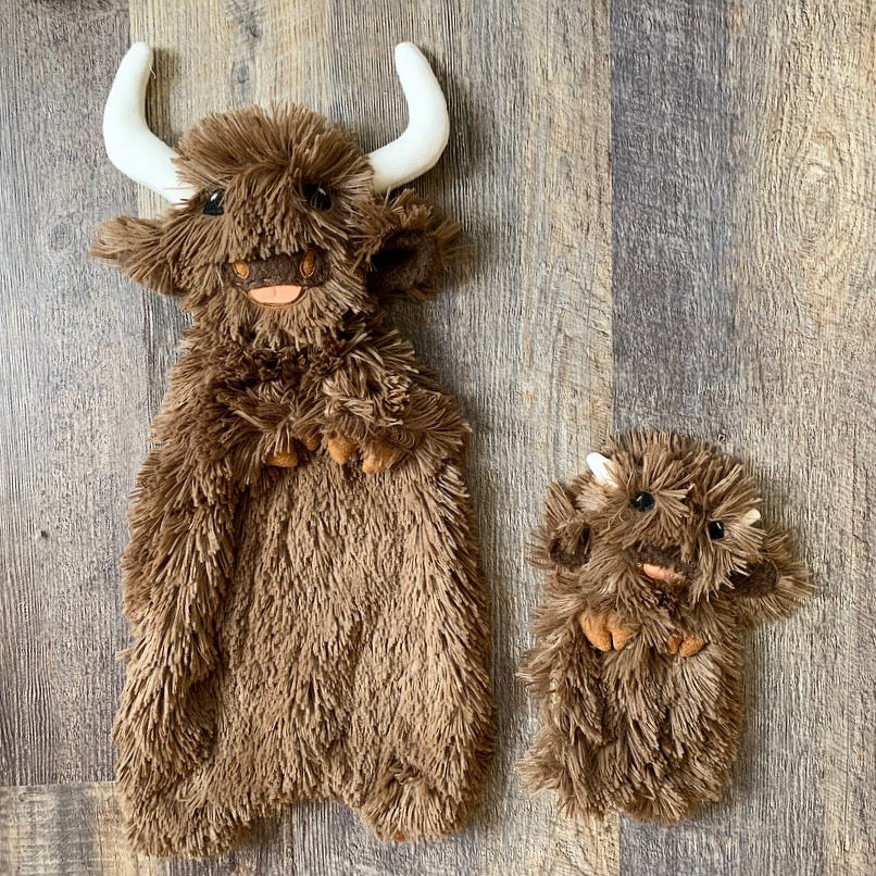 Dark Brown Highland Cow Preorder