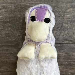 Teeny Frosted Purple Platypus